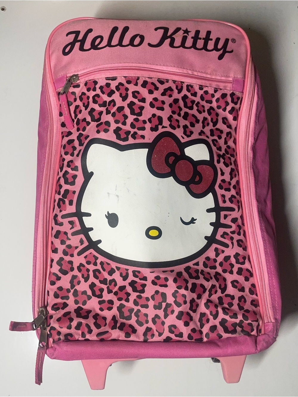 Hello Kitty 2014 Pink Rolling Backpack